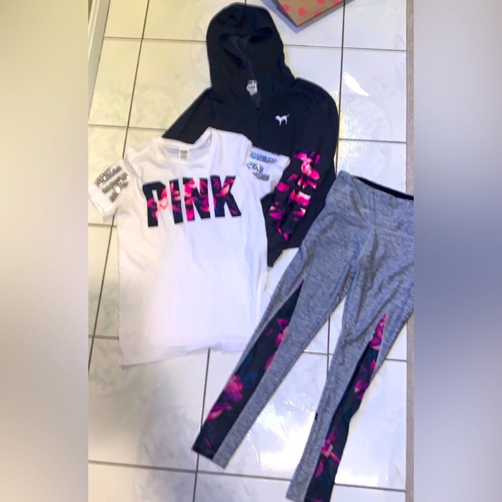 3 Piece VS PINK Set S,M&L